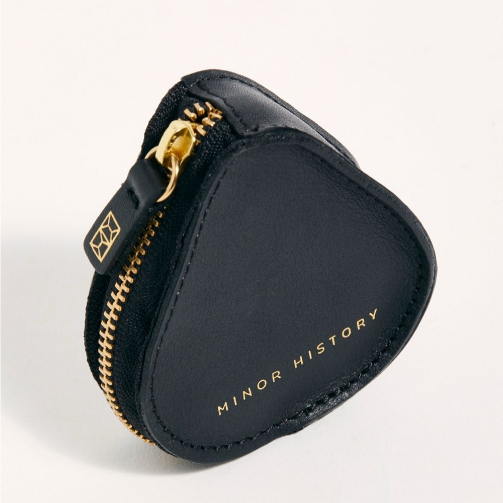 Minor History Peck Leather Coin Purse/Airpod Case